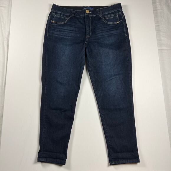 Democracy “Ab"solution® Ankle Skimmer Indigo Tummy Slimming Jeans Size 16 - Picture 2 of 14